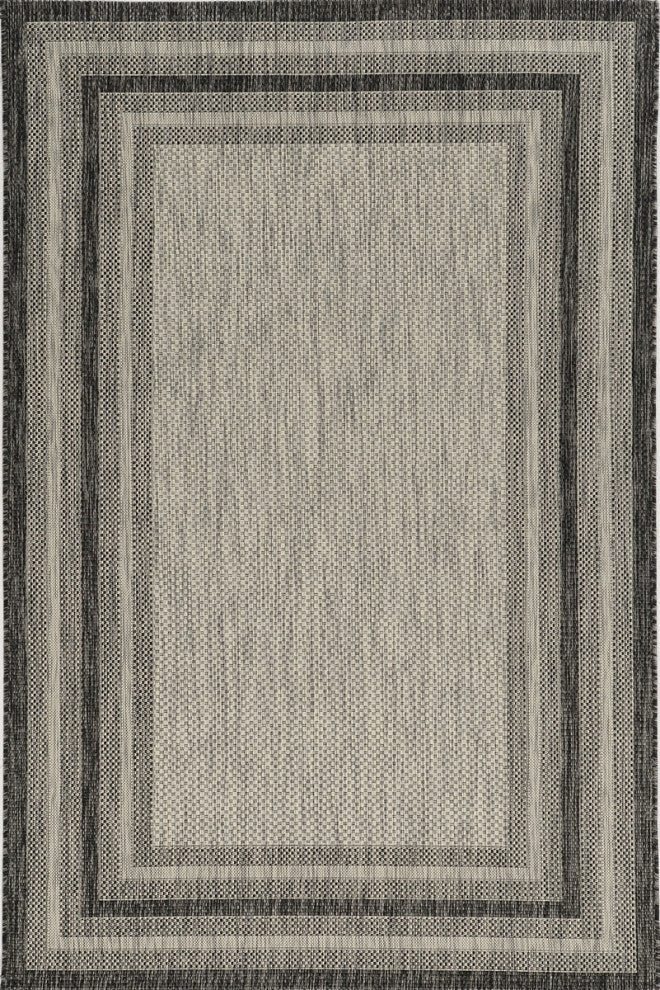 KAS Provo 5757 Cape Cod Moroccan Outdoor Rug, Gray, 7'10"x10'10"