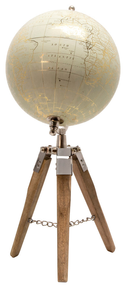 8" Globe On Tripod