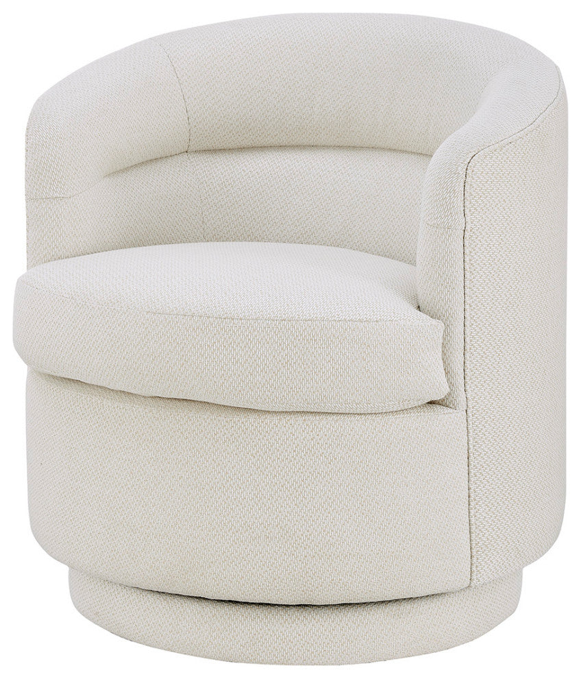 Rachel Fabric Swivel Accent Arm Chair