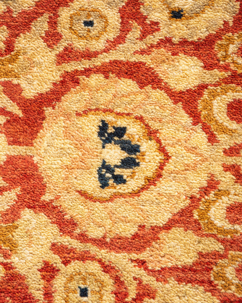Mogul, One-of-a-Kind Hand-Knotted Area Rug Orange, 8' 4" x 10' 1"