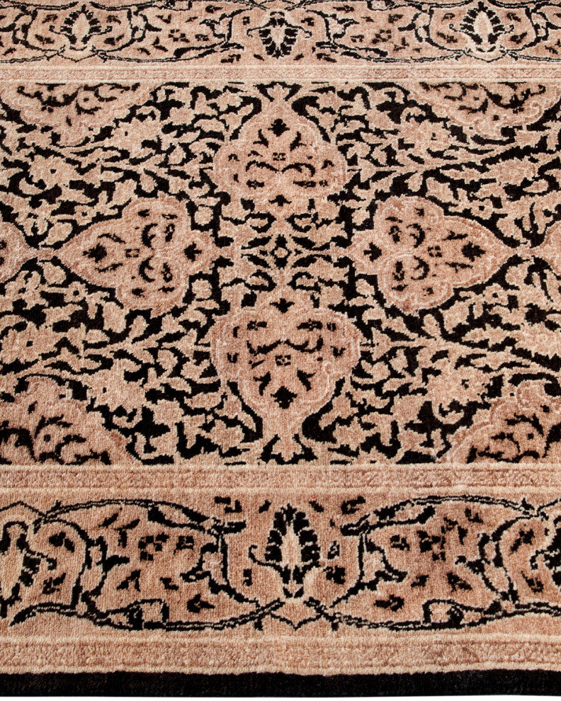 Mogul, One-of-a-Kind Hand-Knotted Area Rug Black, 2' 9 x 4' 2