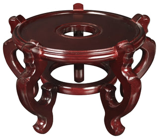 Oriental Porcelain Fish Bowl Stand, 7.5"