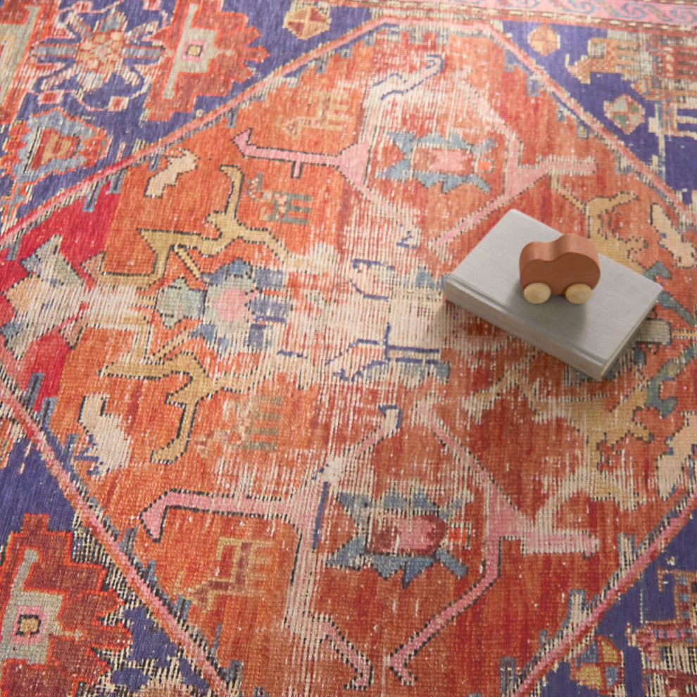 Vibe by Jaipur Living Sancho Medallion Orange/Purple Area Rug 5'X8'