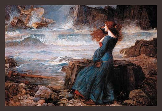 Miranda and the Tempest - Fine Art Giclee Print 24" x 36"