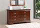 Louis Phillipe 6-Drawer Dresser, Cappuccino