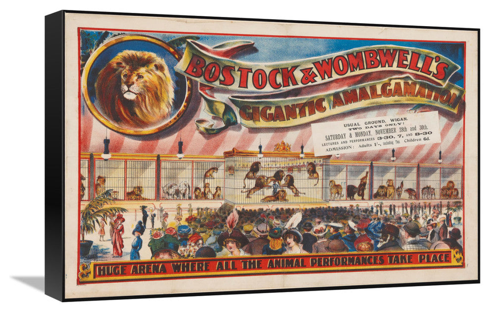 "Circus 1900" Stretched Canvas Giclee by Hollywood Photo Archive, 22x15"