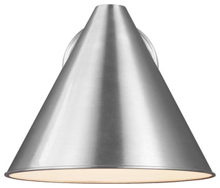 Generation Lighting Lighting 1-Light Outdoor Lantern, Satin Aluminum