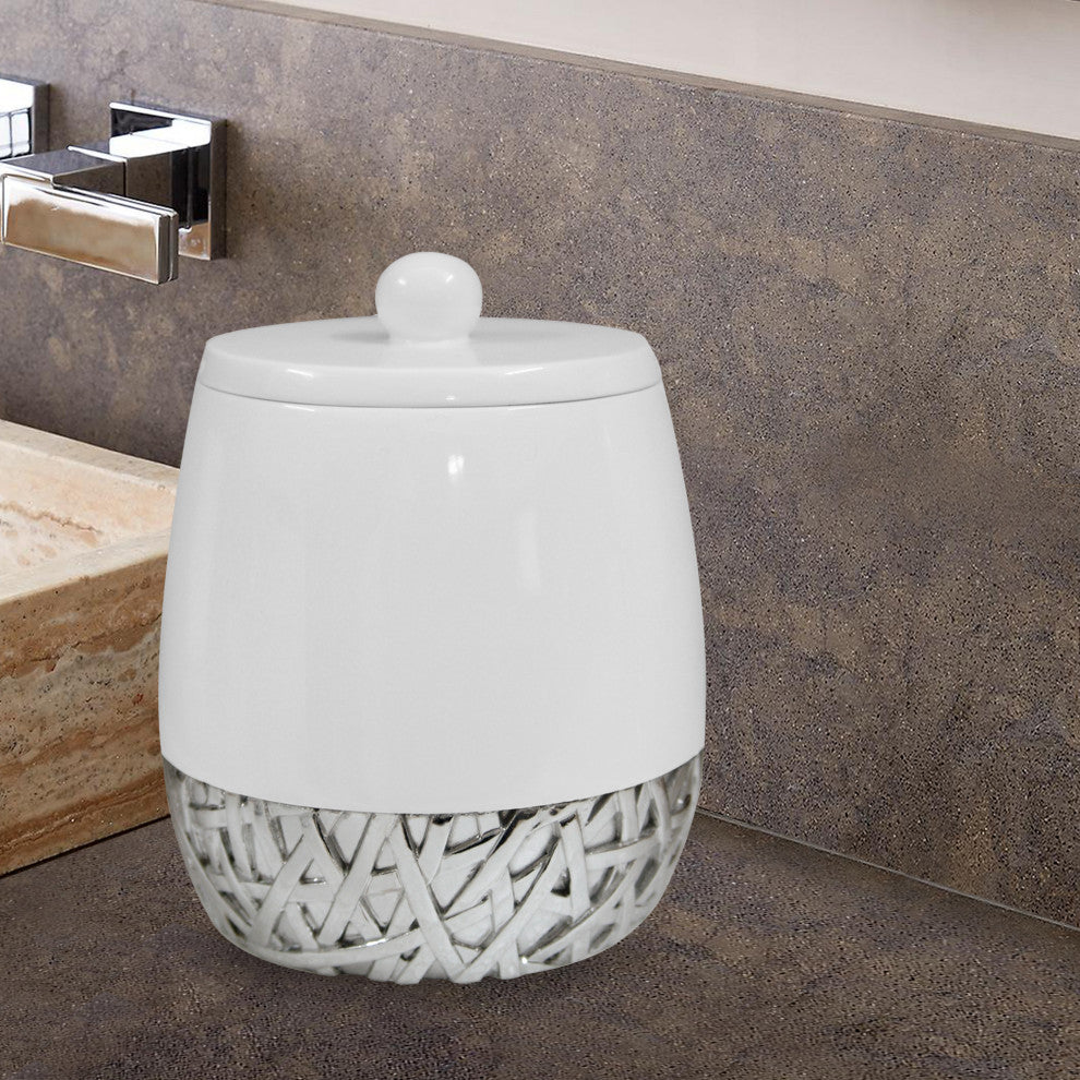 nu steel Bali Cotton Swab Container