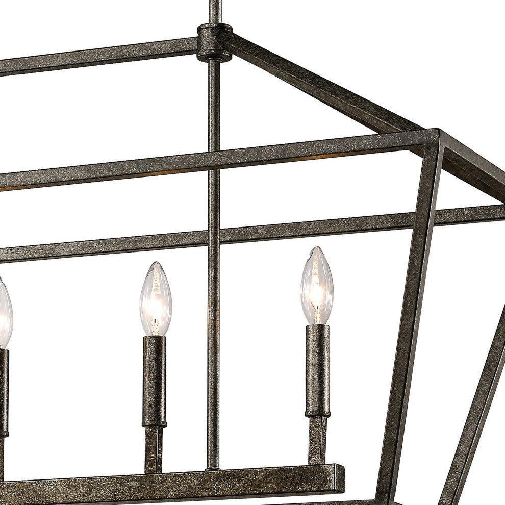 Millennium Lighting Corona 5-Light Pendant, Antique Silver