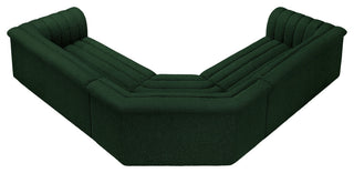 Cascade Upholstered Modular Sofa, Green, Boucle Fabric, Corner Sectional