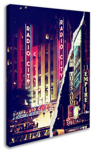 'Times Square Theater District' Canvas Art by Philippe Hugonnard