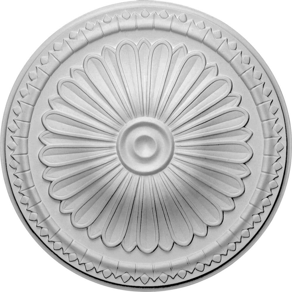 15"OD x 2 1/2"ID x 1 3/4"P Alexa Ceiling Medallion