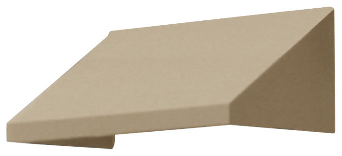 Awntech 3' New Yorker Acrylic Fabric Fixed Awning, Linen