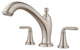 Northcott 2-Handle Roman Tub Trim, Brushed Nickel