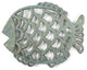 Antique Seaworn Bronze Cast Iron Big Fish Trivet 8"