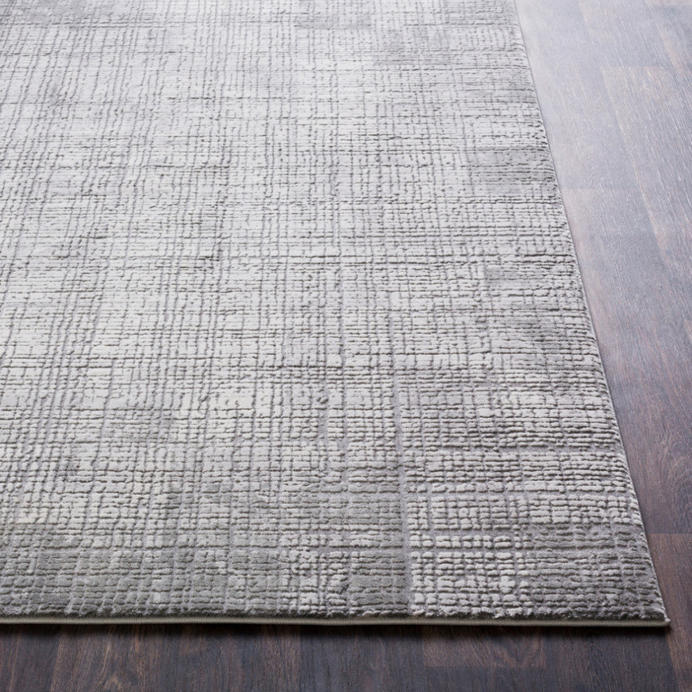 Surya Tibetan TBT-2306 2'7"x7'7" Rug, Taupe/Medium Gray/Cream