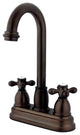 Kingston Brass 4" Centerset Bar Faucet, Oil Rubbed Bronze