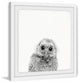 "Those Big Eyes" Framed Painting Print, 24"x24"