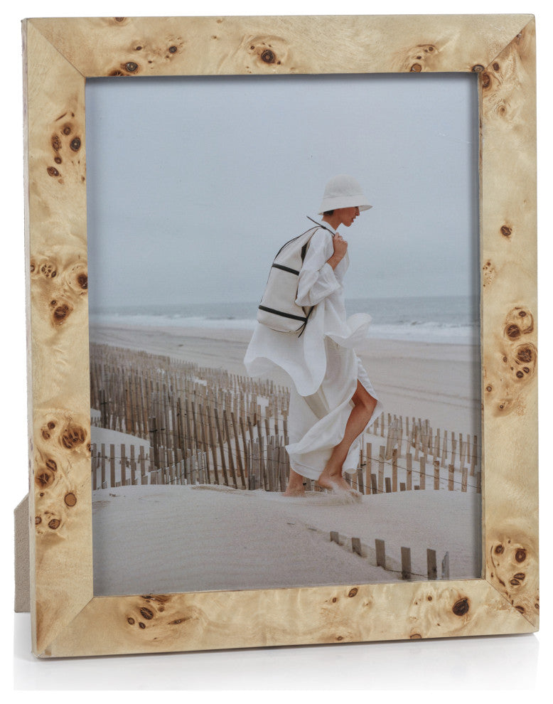 Bogor Burlwood Veneer Photo Frame, 8" x 10"