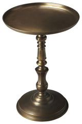 Butler Metalworks Bronze Pedstal Accent Table