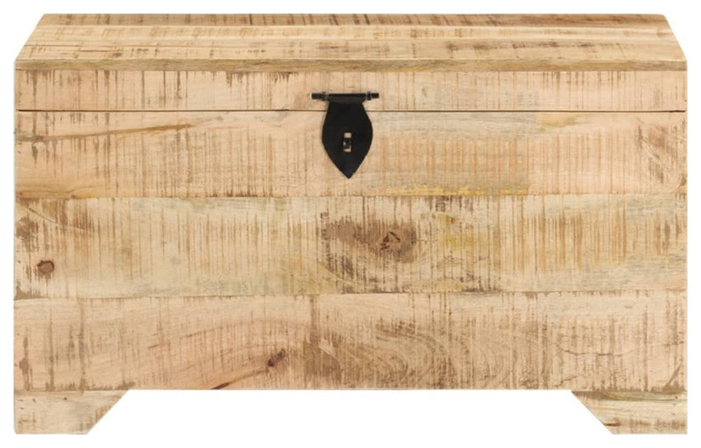 Vidaxl Storage Chest Solid Rough Mango Wood