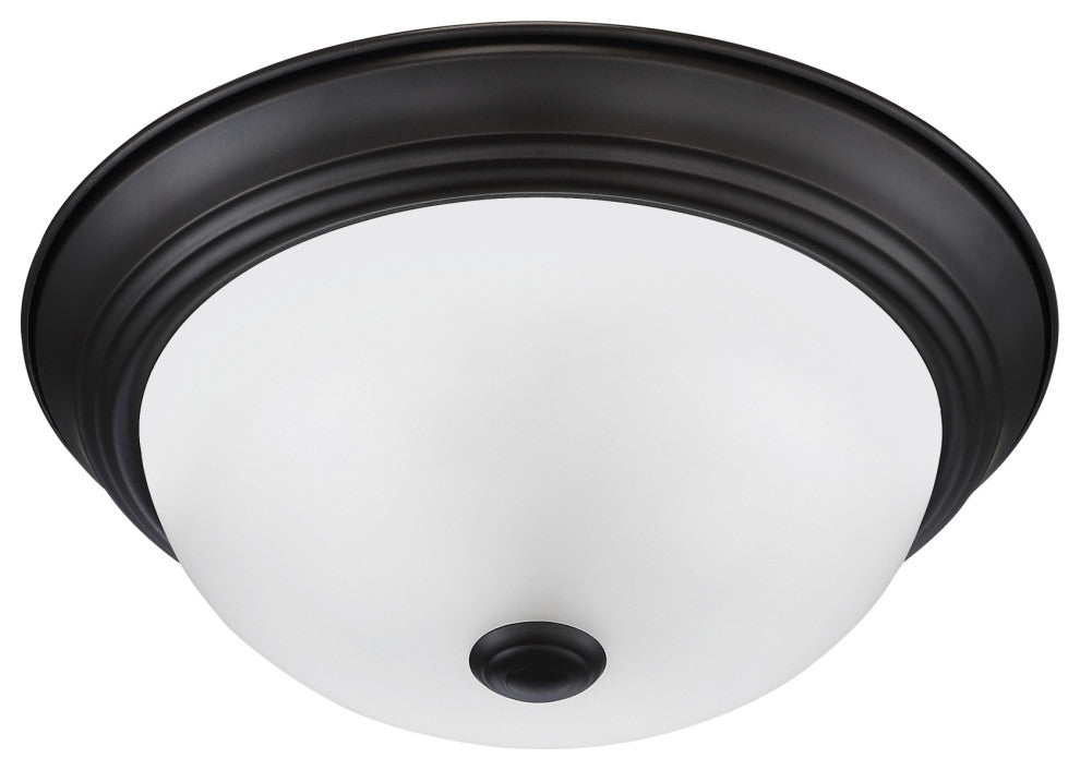 Designers Fountain 1257S-W Decorative Flushmount 2 Light 11"W - Oil Rubbed