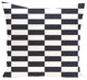 Stair Stepping Stripes Print Pillow, Bewitching, 16"x16"