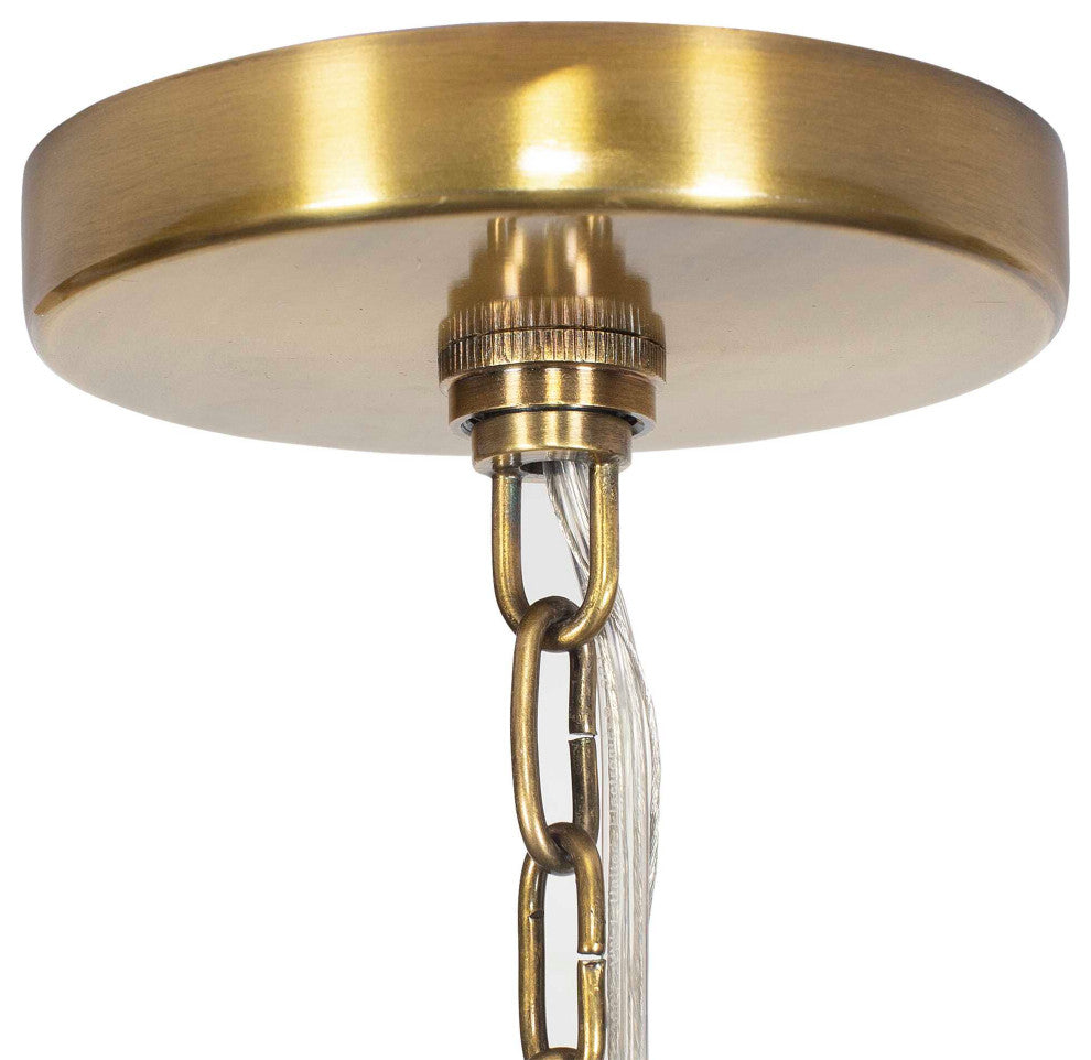Uttermost Tauranga Seagrass 5 Light Pendant