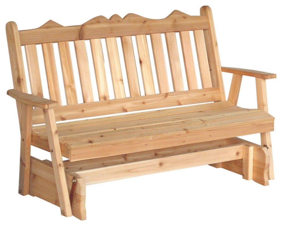 Pine Royal English Glider, Unfinished, 4 Foot