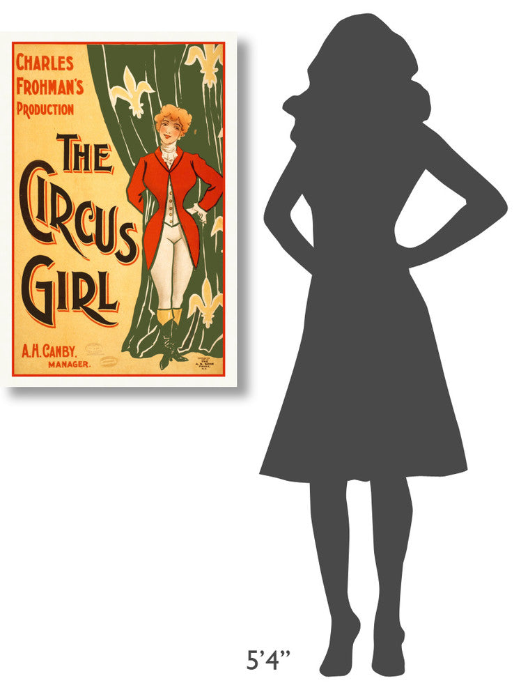 Charles Frohman's Production, The Circus Girl, 24x36