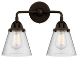 Small Cone Bath Vanity Light, Oil Rubbed Bronze, Seedy, Seedy