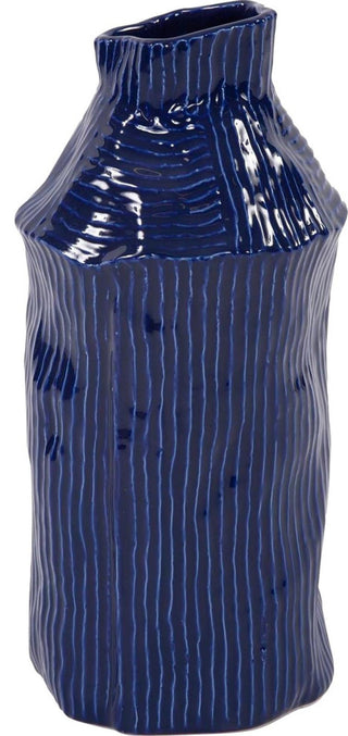 Lipari Collection Ceramic Vase, Blue