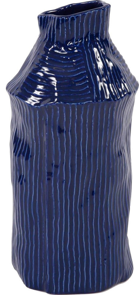 Lipari Collection Ceramic Vase, Blue
