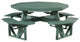 Poly Octagon Picnic Table, Green