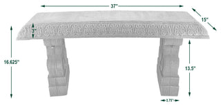 Fiberclay Garden Bench