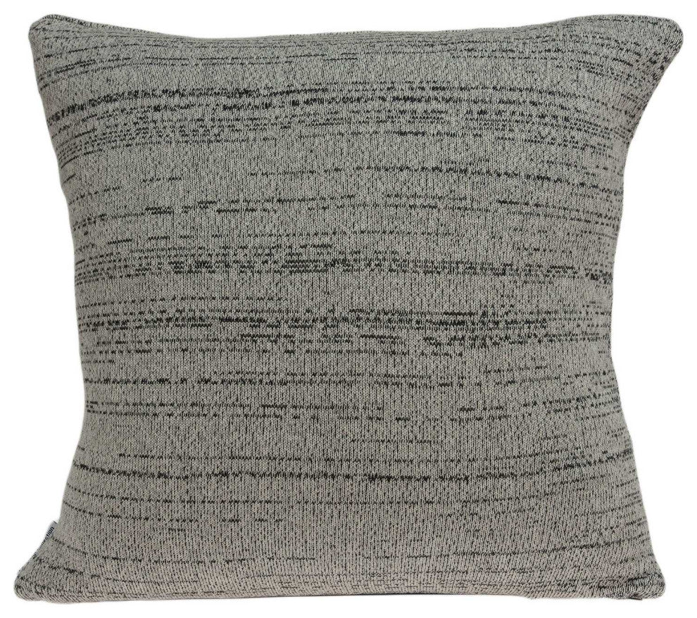 HomeRoots Square Southwest Gray Accent Pillow Cover