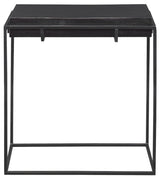 Uttermost Telone Modern Black Side Table