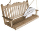 Cedar Royal English Porch Swing, Unfinished, 4 Foot