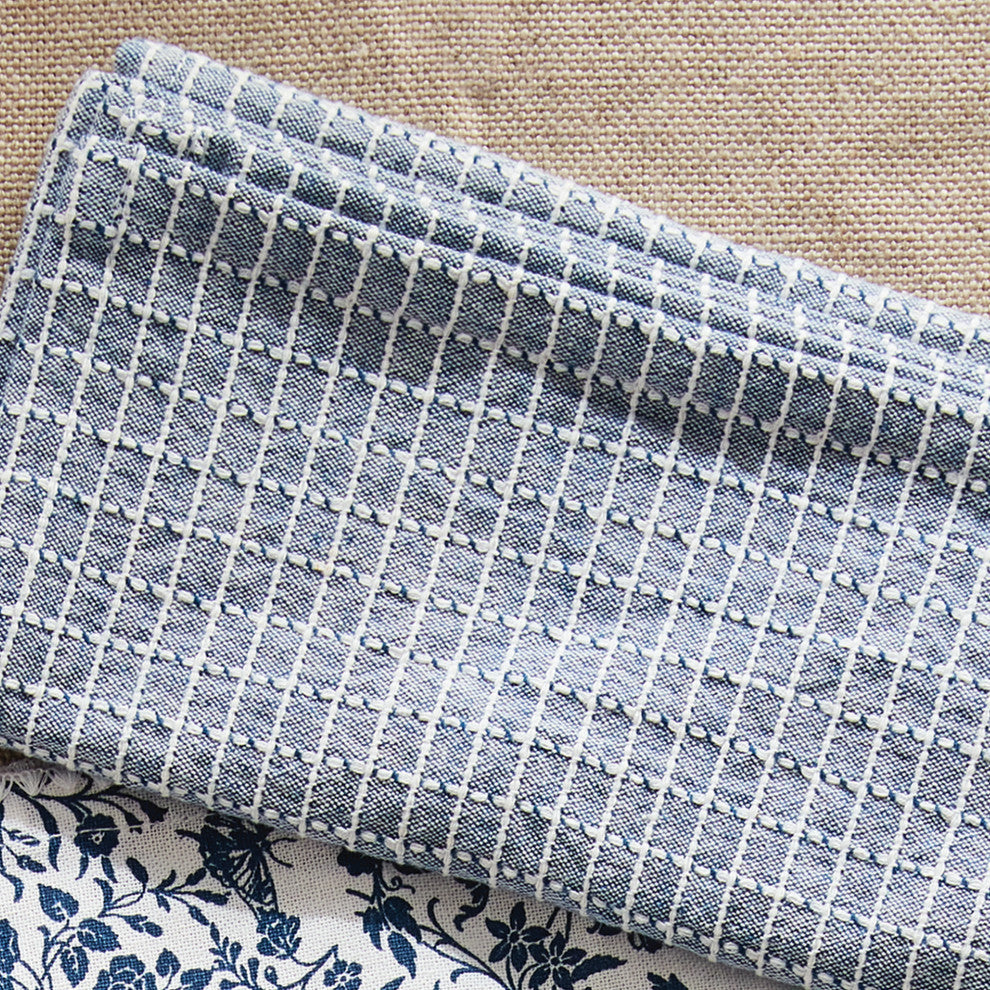 Blue Napkin Sets, Small Squares