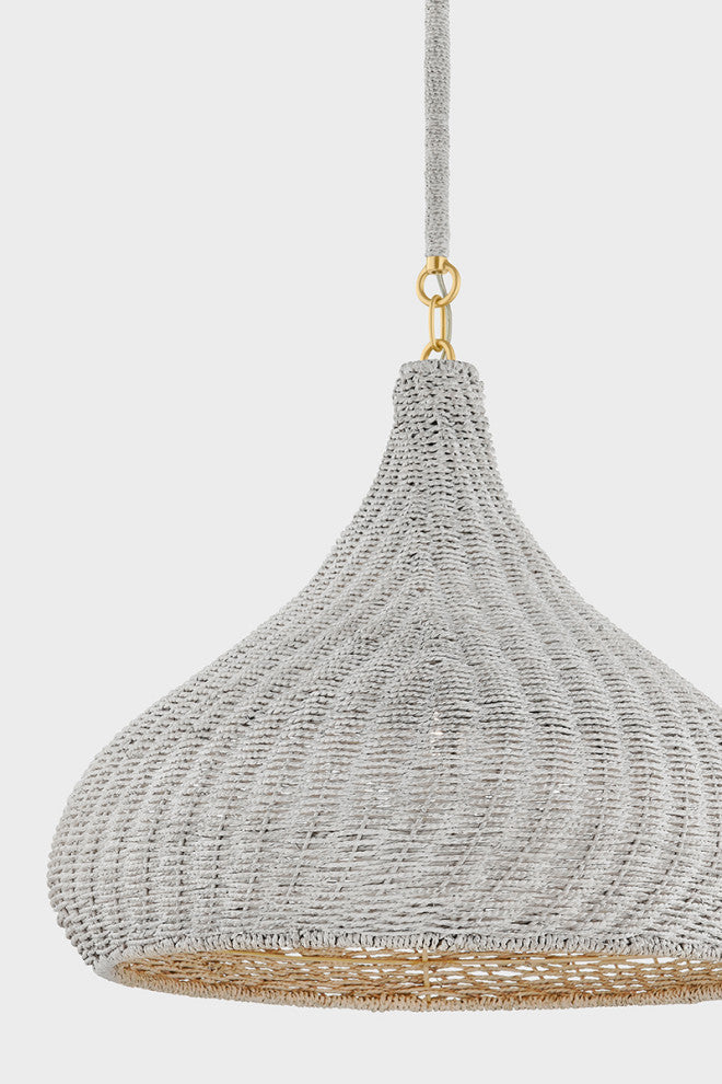 Hudson Valley Lighting Hampstead Pendant, Aged Brass