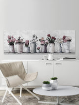 "Fresh Cut Flowers" Painting Print on Wrapped Canvas