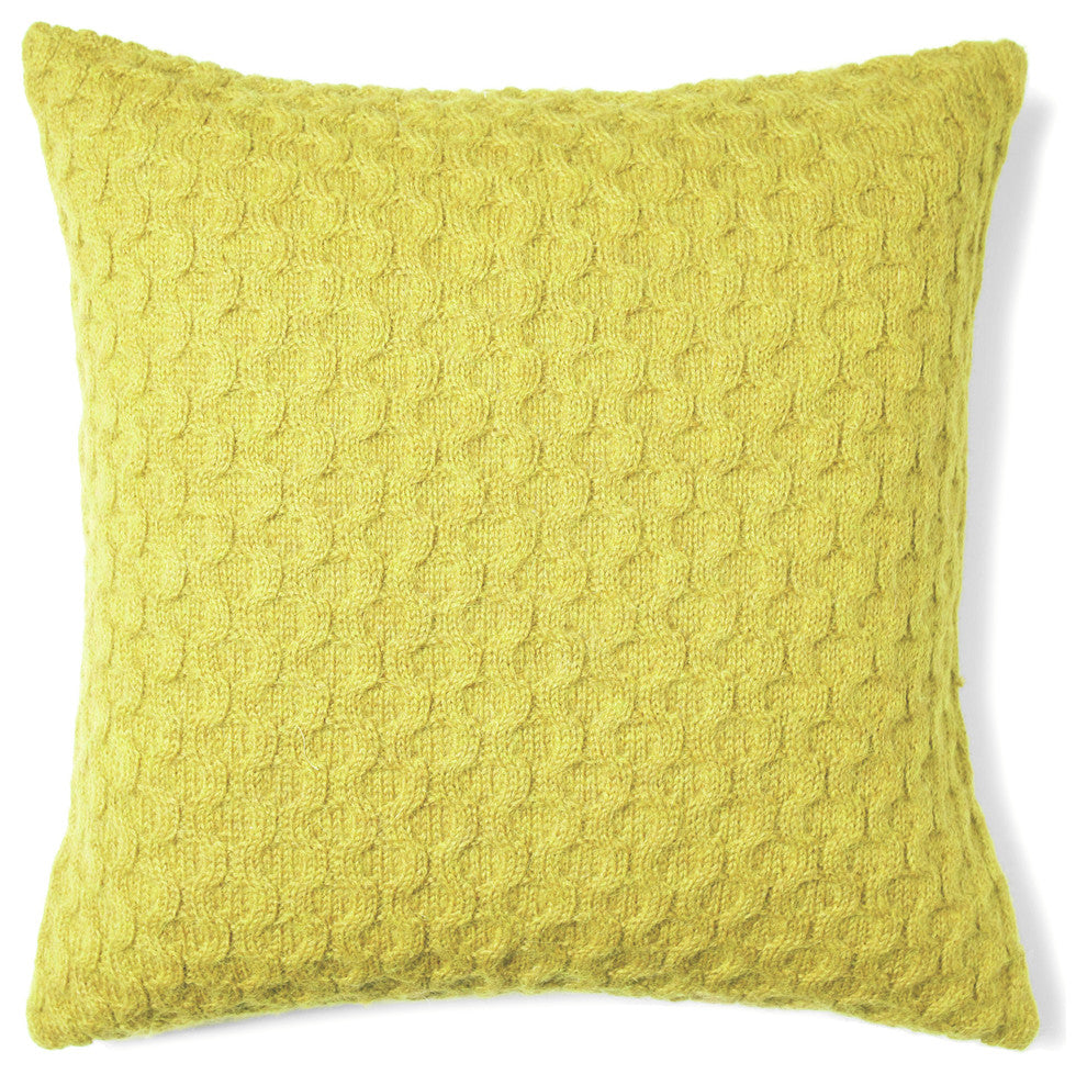Theo Texture Pillow, Citrus, 15"x15"