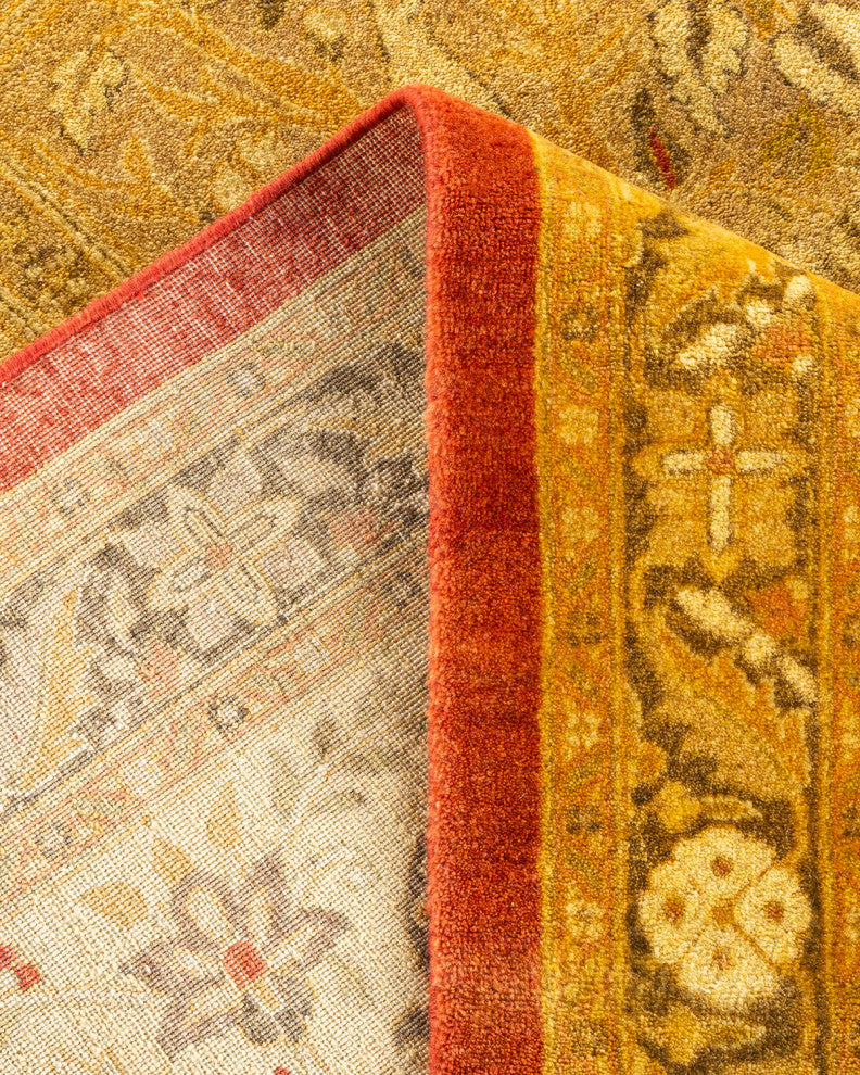 Mogul, One-of-a-Kind Hand-Knotted Area Rug Orange, 10' 4" x 13' 10"