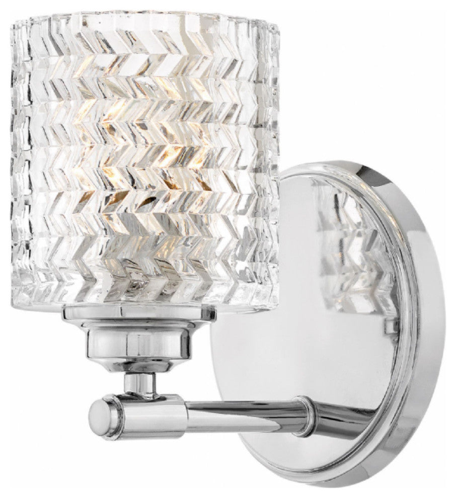 Elle 1-Light Vanity Light, Chrome