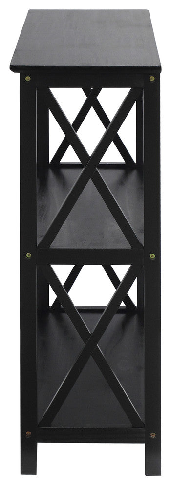 Montego Bookcase, Espresso, 3 Shelf