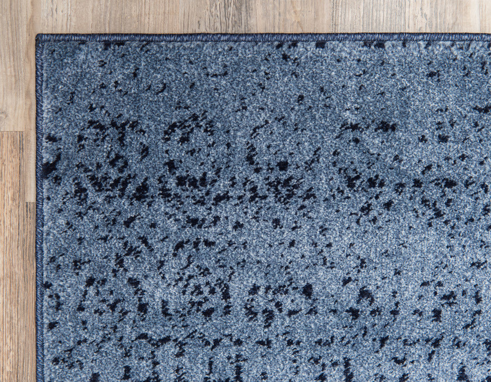 Unique Loom Blue Del Mar Jennifer 3' 3 x 5' 3 Area Rug