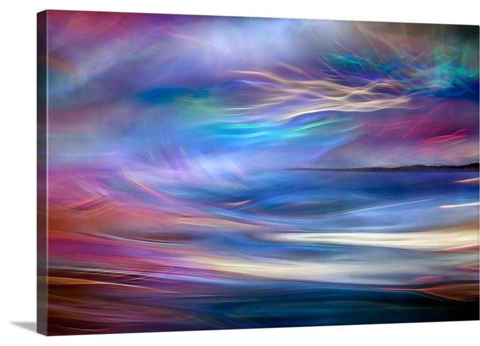 "Evening Ferry Ride " Wrapped Canvas Art Print, 36"x24"x1.5"