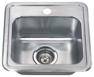 Wells Sinkware Topmount Bar Sink Pack, Stainless Steel, Sink Package