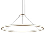 Sonneman 2234-50-35 Luna 50"W LED Ring Chandelier - 3500K - Painted Brass