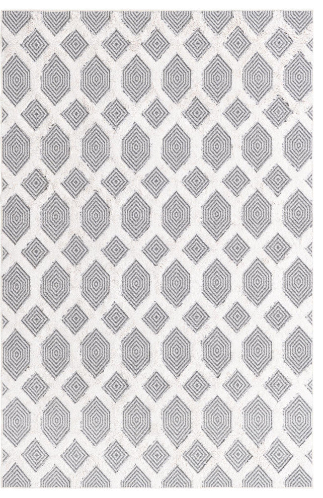 Unique Loom Sabrina Soto Casa Havana Area Rug, Anthracite Gray, 5' 3 X 8' 0 Rectangular